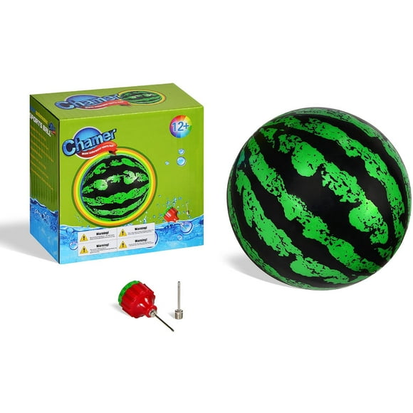 Pool Toys -Swimming Pool Game | Pool Ball for Under Water Passing, Dribbling, Diving and Pool Games for Teens, Kids, or Adults | 9 in. Ball Fills with Water Green -
