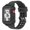 black, variant on ALMNVO Transparently Sport Strap   Soft Case Compatible with Apple Watch Bands 44mm 40mm 45mm 42mm 41mm 38mm for iWatch Series 9 8 7 SE 6 5 4 3 2 1 Silicone Bracelet and Protective Bumper Cover