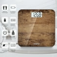 thumbnail image 2 of RENPHO Highly Accurate Digital Body Weight Scale, 400 lb, Wooden, 2 of 8