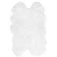 thumbnail image 6 of nuLOOM Fluffy Faux Sheepskin Quarto Shag Area Rug, 3' 6" x 6', White, 6 of 9