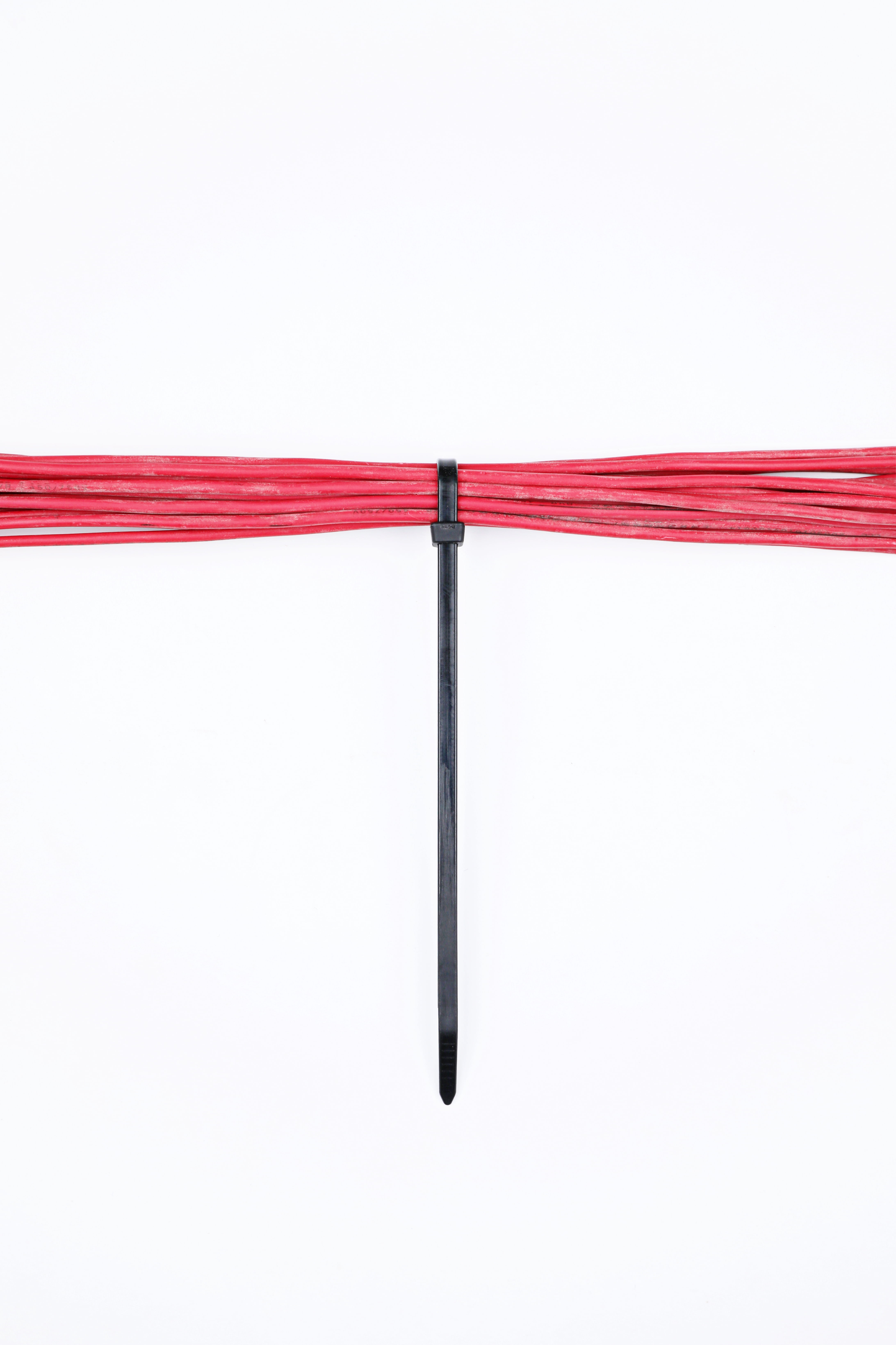 Hyper Tough 8 inch Cable Tie Uv Black 20Pcs