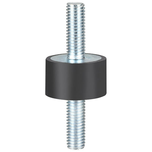 D25 x H15 Rubber Anti Vibration Isolator Mounts Shock Absorber with M8 x 23mm Stud