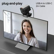 NBD 2K Webcam for PC & Laptop, Autofocus Computer Camera with Dual AI-Noise Canceling Microphones