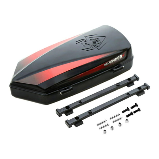 1:8 1:10 Soporte de barra transversal para equipaje de techo Caja de equipaje de techo, Portaequipajes RC negro