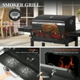 thumbnail image 6 of UBesGoo Charcoal Grill Portable BBQ Grill Smoker Large Cooking Surfaces BBQ Pit Outdoor for Camping, Black, 6 of 8