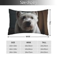 thumbnail image 4 of Kll Dog Wrapped In Towel 1 Pillow Covers Envelope Closure,Super Soft And Cozy Fuzzy Fleece Pillow Case Cover 16"X24", 4 of 8