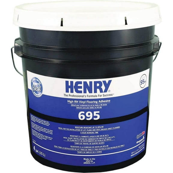 Henry High Strength Adhesive 4 gal. - Case of: 1;