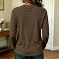 thumbnail image 4 of Long Sleeve Shirts for Women Fall Outfit 2026 Fashion Casual T Shirt V Neck Basic Loose Tunic Tops 2XL, 4 of 7