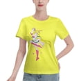thumbnail image 1 of Women's Basic Short Sleeve T-Shirt Sailor Moon Moon Hare, 1 of 6