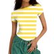 thumbnail image 1 of Xuyuer Print Fitted Pencil Top - Women's Casual Unstructured Round Neck Short Sleeve Shirt Matching Set for Office Chic Ensembles, Dinner Date Nights & Modern Separates Wardrobe Styling, 1 of 5