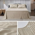 thumbnail image 5 of U by Bedsure Twin Size Comforter Sets - 5 Pieces Pintuck Bed Set Twin Size, Beige Twin Size Bed in a Bag with Comforter, Sheets, Pillowcase & Sham, Beige, 5 of 7