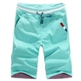 thumbnail image 3 of New 2024 Men Fashion Cotton Shorts Hot summer style shorts Men's pure color shorts Beach shorts Men's trousers, 3 of 6