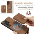 FIUWSFUK Leather Case for Samsung Galaxy S24 Ultra/S24 Plus/S24