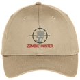 thumbnail image 1 of Trendy Apparel Shop Zombie Hunter Embroidered Halloween Theme Adjustable Baseball Cap - Black, 1 of 2