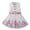 Blanc, variante sur Robes pour Tout-Petites Filles Dentelle Été Manches Courtes à Étages Évasée Midi Robe Décontractée Vêtements pour Enfants Cadeau Fille Taille 2-3T