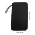 thumbnail image 2 of SENSETH 80 Capacity Portable CD/DVD Holder - Hard Plastic Wallet Bag, Black, 2 of 6