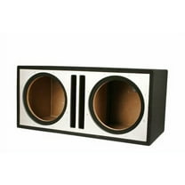 Absolute Pdeb10si (Silver/black) Dual 10", 3/4" Twin Port Subwoofer Enclosure
