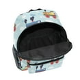 thumbnail image 6 of FORMRS School Backpack with Front Zippered Pocket 12" Student Travel Daypack, Colorful Trains, 6 of 6