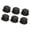 Black, variant on 6Pcs Rotating Cord Fixer For Phone Charging Cord Data Line Management In Workplace Or Home Desk Mount Cable Organizers