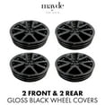 thumbnail image 6 of Mayde 18-Inch Hub Caps fits 2017-2022 Tesla Model 3, Replacement Wheel Covers (Set of 4,) (Gloss Black), 6 of 9