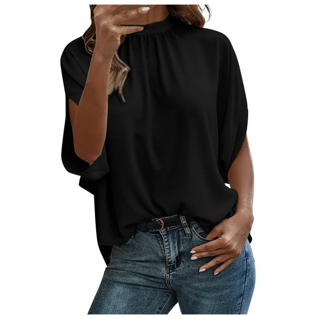 Birdeem Chemise d'Été Décontractée Mode Imprimée Sans Manches Fendue Ample pour Femmes