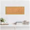 thumbnail image 2 of Amanti Art Natural Cork Board Wood Framed Svelte Polished Gold Bulletin Board 31 in. x 13 in., 2 of 6