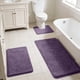 thumbnail image 4 of Set de alfombras de baño de espuma viscoelástica, conjunto de 3 piezas para alfombrillas absorbentes antideslizantes, alfombras suaves y mullidas para ducha, inodoro y lavabo, 4 of 8