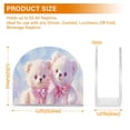 thumbnail image 2 of Teddy Bears Pink Bows Napkin Holders for Tables Napkin Stand Paper Holder Organizer Tabletop Tissue Box Dispenser, 2 of 8