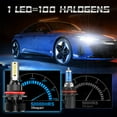 thumbnail image 5 of 6000K White LED Headlight Bulbs + Foglighs Combo Kit For Nissan Frontier 2005-2021, 5 of 12
