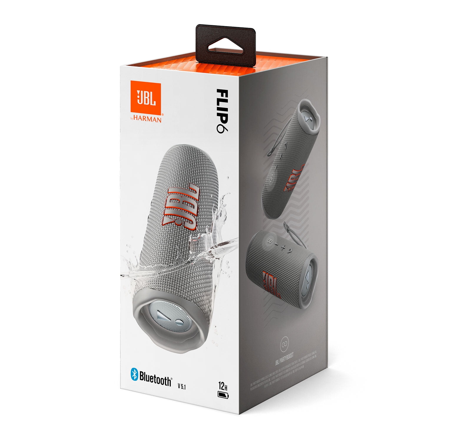 JBL FLIP6 (箱付き) Open Box JBL Flip 6 Gray Portable Bluetooth Speaker