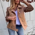 thumbnail image 2 of Ruyang Cropped Blazer Jackets for Women Elegant Slim Lapel Collar Business Casual Outfits Spring Jackets for Women 2024, 2 of 5
