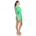 thumbnail image 2 of Vestido camisero con fruncido Roman Fashion /Juvenil, 1105 (Verde) verde G, 2 of 4