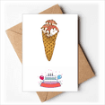thumbnail image 1 of red white egg cs ice ball Happy Birthday Greeting Cards Envelopes Blank, 1 of 3