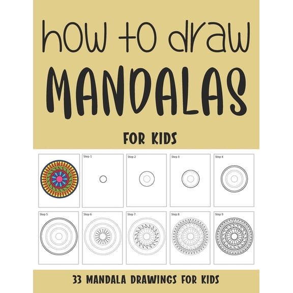 How to Draw Mandalas for Kids, (Paperback)
