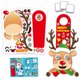 thumbnail image 1 of Puerta De Navidad Decoración Del Hogar Adhesivo Colgante De Puerta 3D De Navidad Para Niños Inevent HA043948-03, 1 of 6