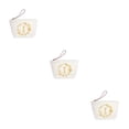 thumbnail image 4 of ZLight Exquisite Craft Letter Bag - Wide Application For Women For Mother Women Cosmetic Toiletry Bags X 3Set, 4 of 6