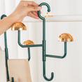 thumbnail image 4 of 2PCS 360 Rotated Hooks Hat Rack for Baseball Caps Hat Organizer Holder for Hanger & Room Closet Display, 4 of 6