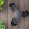 thumbnail image 3 of Compamia Octopus Round Patio Bistro Table in Black, 3 of 5