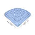 thumbnail image 4 of Sentmoon Rugs Bathroom Rug Corner Shower Mats Bath Mat with Suction Cups and Drains Holes Quickly Dry Antis Slip Bathmat Washable Shower Stall Mats for Bathroom, 4 of 7