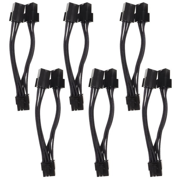 WHAMVOX 6Ud Cables Adaptadores GPU De 6 A 8 Para Tarjeta Gráfica Con Compacto Y Eficiencia