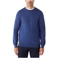 thumbnail image 1 of Frank & Oak Mens Merino Wool Crewneck Pullover Sweater, Blue, X-Large, 1 of 1