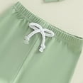 thumbnail image 7 of CAUYDY Newborn Clothes Baby Boy Layette Set Romper Pants Warm Hat 3-Pieces Infant Shower Gift Preemie Fall Winter Spring Summer Pjs Set (Sizes 0-3 Months,Green), 7 of 7