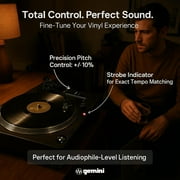 Gemini TT-5000 Direct Drive DJ Turntable for Vinyl Records