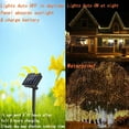 thumbnail image 5 of LINLIN Solar Net Lights Outdoor Mesh Lights, Waterproof 200LEDs 3x2m Net Mesh Fairy Light 8 Modes Solar String Light Christmas Tree-wrap Decorative Lights for Patio Balcony Wall Roof, 5 of 9