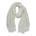 thumbnail image 1 of Foulard Douce pour Femmes avec Clous Mixtes - Blanc, 1 of 2