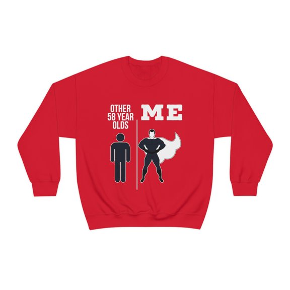 58th Birthday Sweatshirt, Gifts, Sweater Shirt