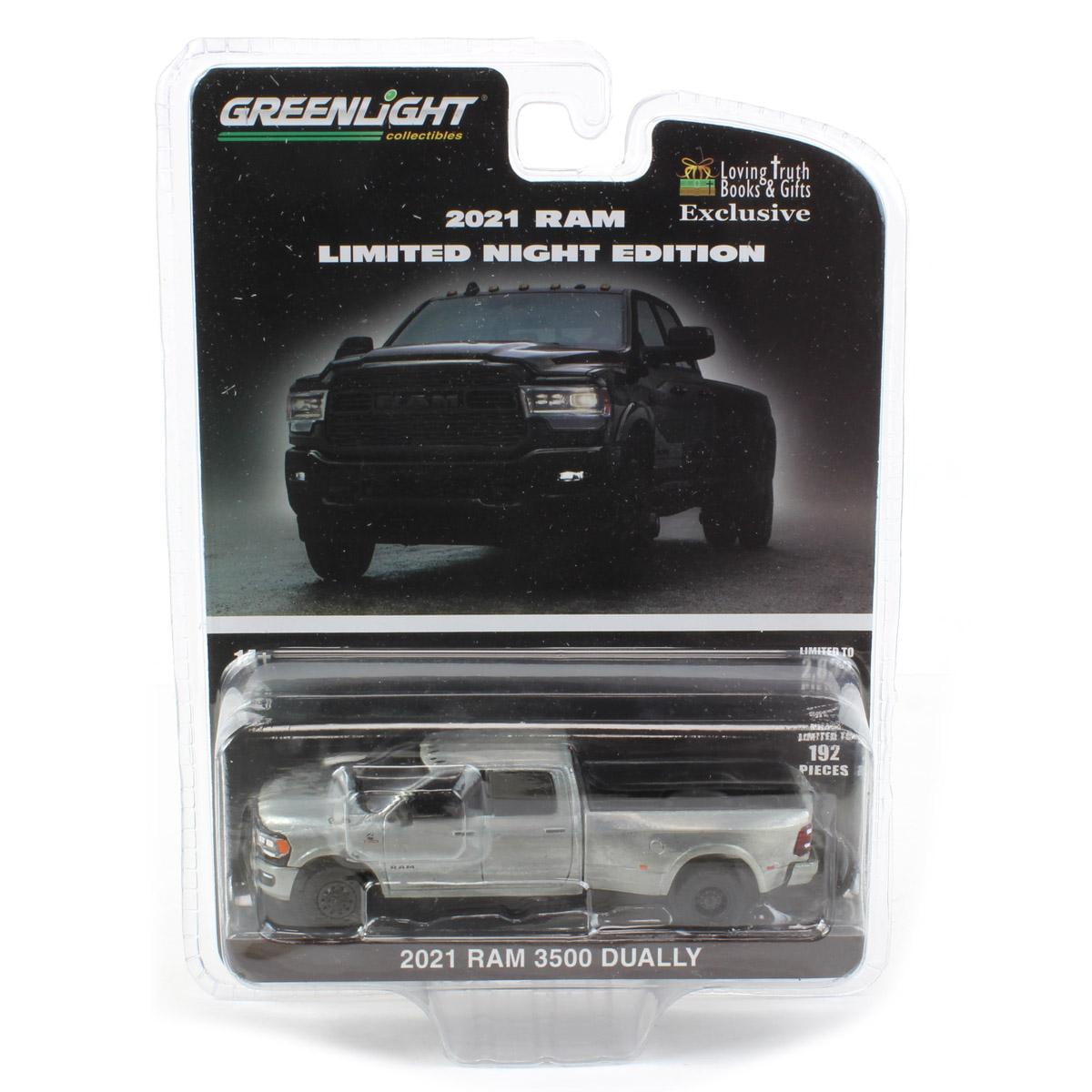 Greenlight Raw Chase Unit 1/64 2021 Dodge Ram Dually Pickup Truck