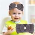 thumbnail image 1 of YisangMZ Children's Wool Headband Top Hairband For Warm Autumn And Winter Hairband Solid Flower Headband 21 Color, 1 of 4