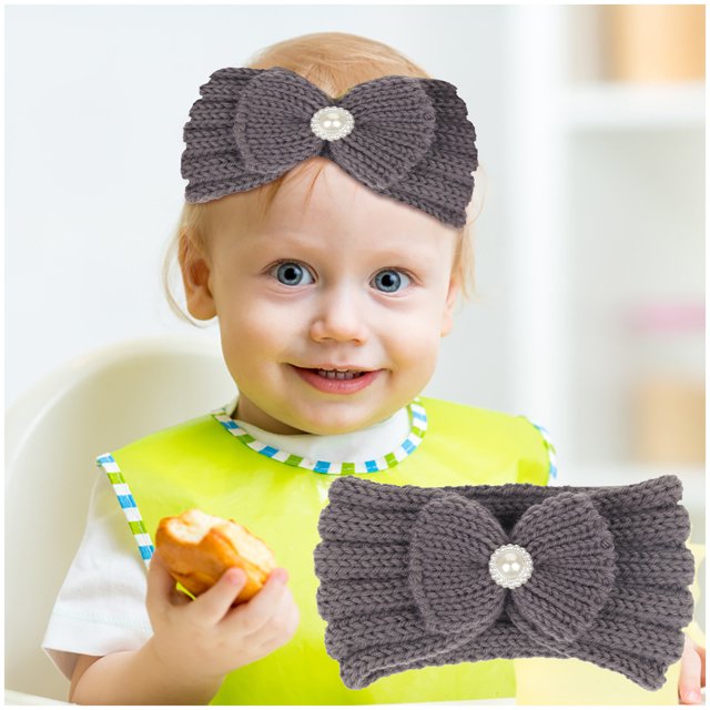 YisangMZ Children's Wool Headband Top Hairband For Warm Autumn And Winter Hairband Solid Flower Headband 21 Color