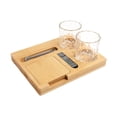 thumbnail image 1 of Set de whisky con vasos enfriadores y base de bambú, 1 of 7